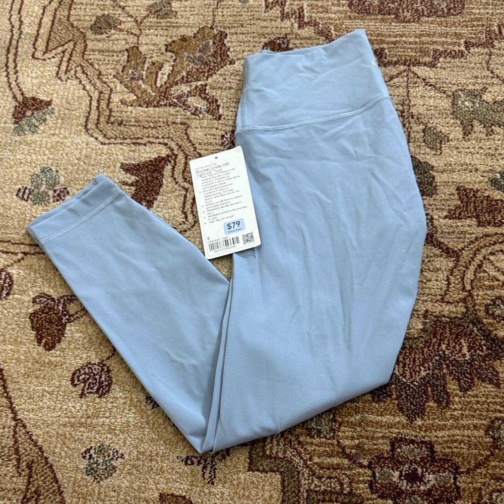 Lululemon Winder Under HR tight 25” lux chambray 6